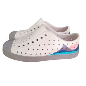 Native Shoes Jefferson Mountains Print Slip‎ On Kids Size J3 Water Shoes